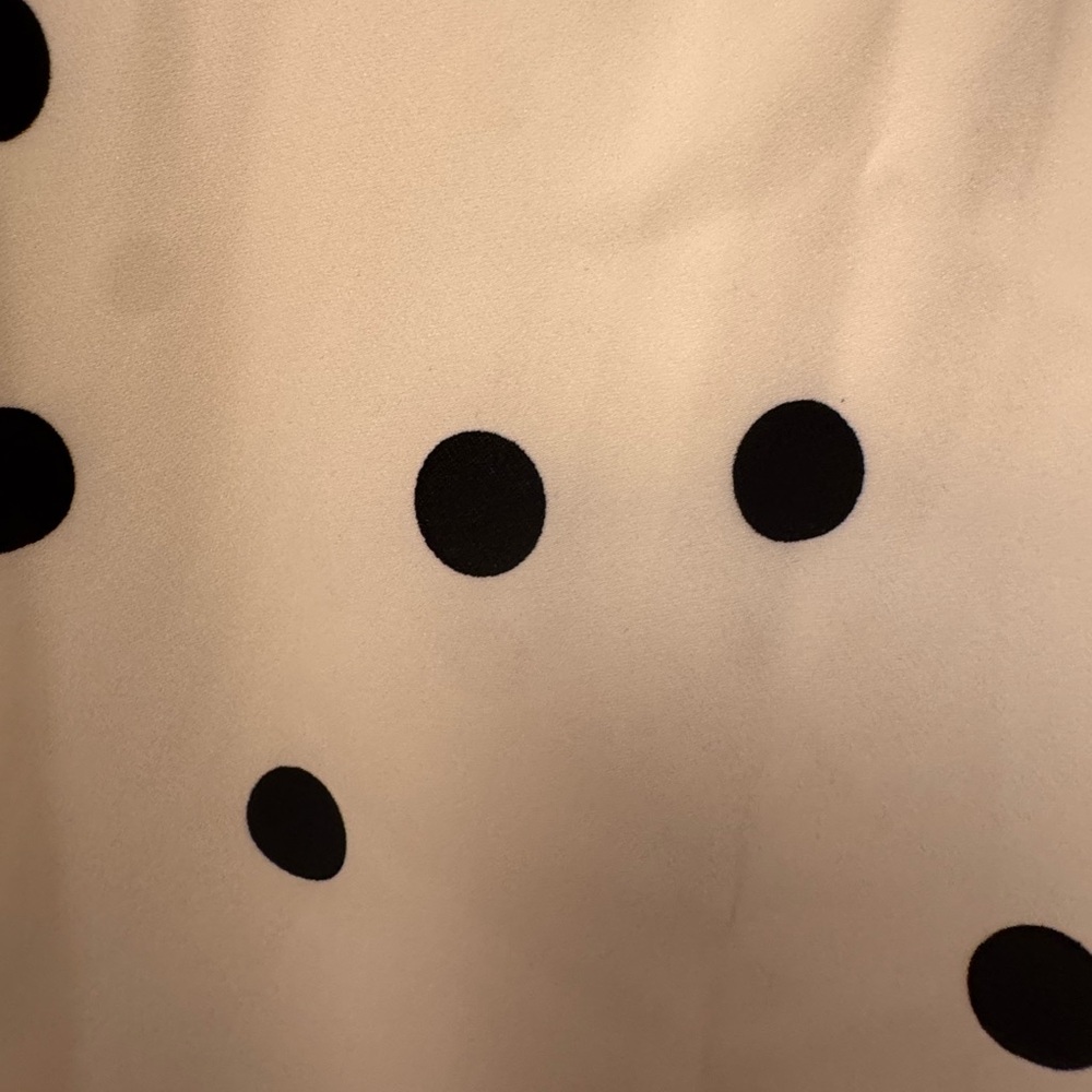 Isalis Sutro Maxi Skirt in White Black Dot - Picture 5 of 5